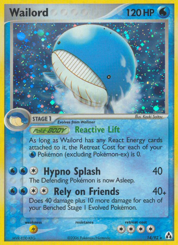 Wailord (14/92) [EX: Legend Maker] | Eastridge Sports Cards & Games