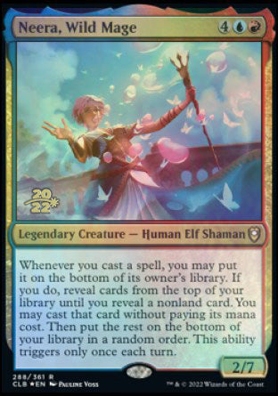 Neera, Wild Mage [Commander Legends: Battle for Baldur's Gate Prerelease Promos] | Eastridge Sports Cards & Games