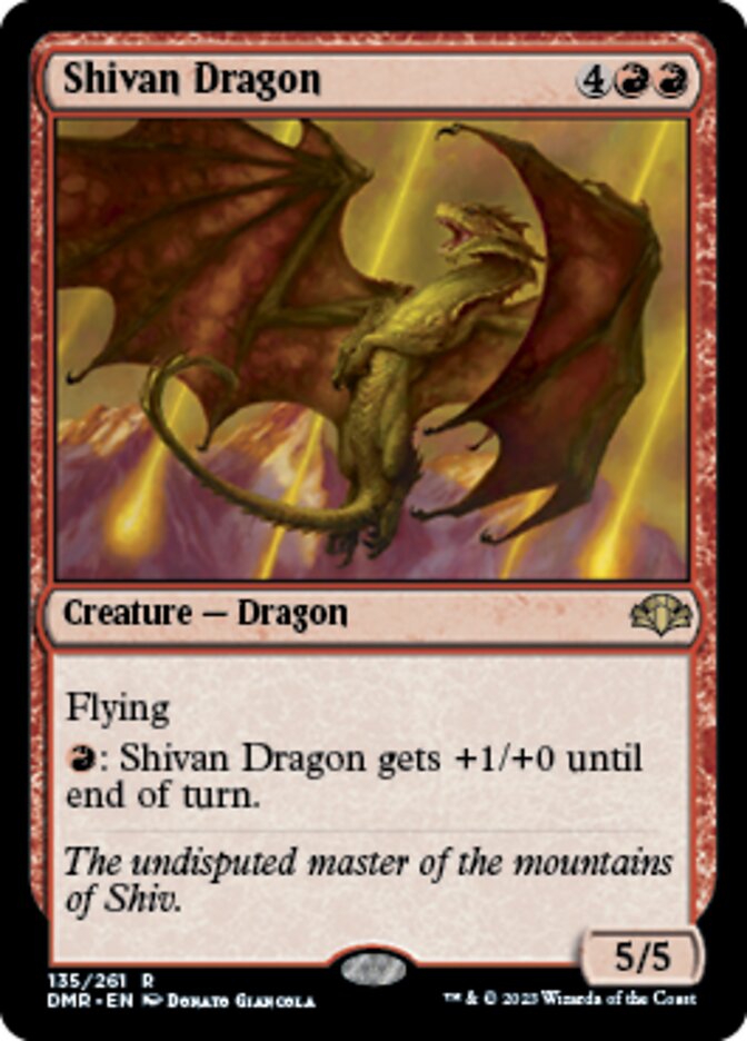 Shivan Dragon [Dominaria Remastered] | Eastridge Sports Cards & Games
