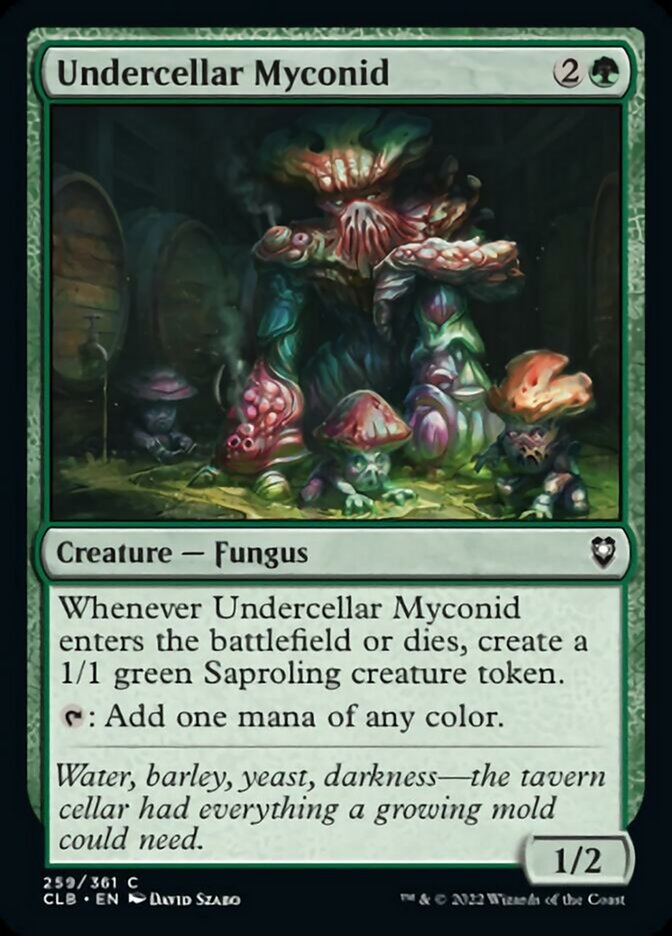 Undercellar Myconid [Commander Legends: Battle for Baldur's Gate] | Eastridge Sports Cards & Games