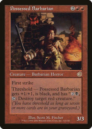 Possessed Barbarian [Torment] | Eastridge Sports Cards & Games