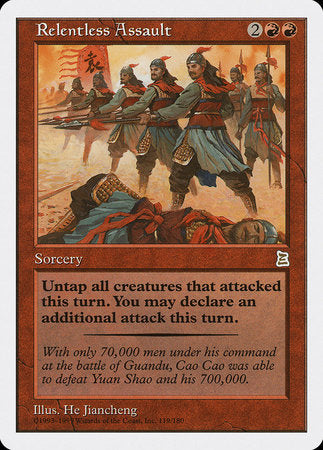 Relentless Assault [Portal Three Kingdoms] | Eastridge Sports Cards & Games
