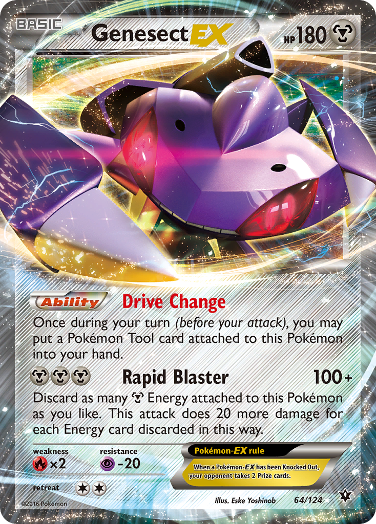 Genesect EX (64/124) [XY: Fates Collide] | Eastridge Sports Cards & Games