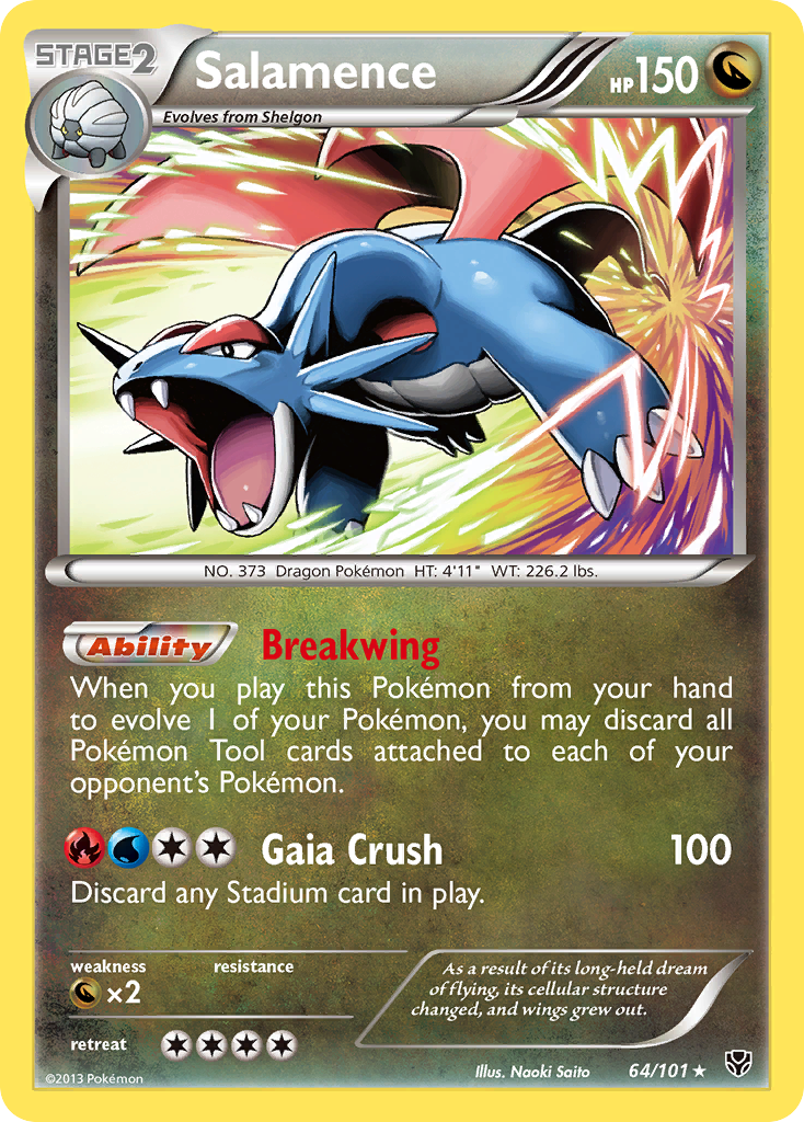 Salamence (64/101) [Black & White: Plasma Blast] | Eastridge Sports Cards & Games