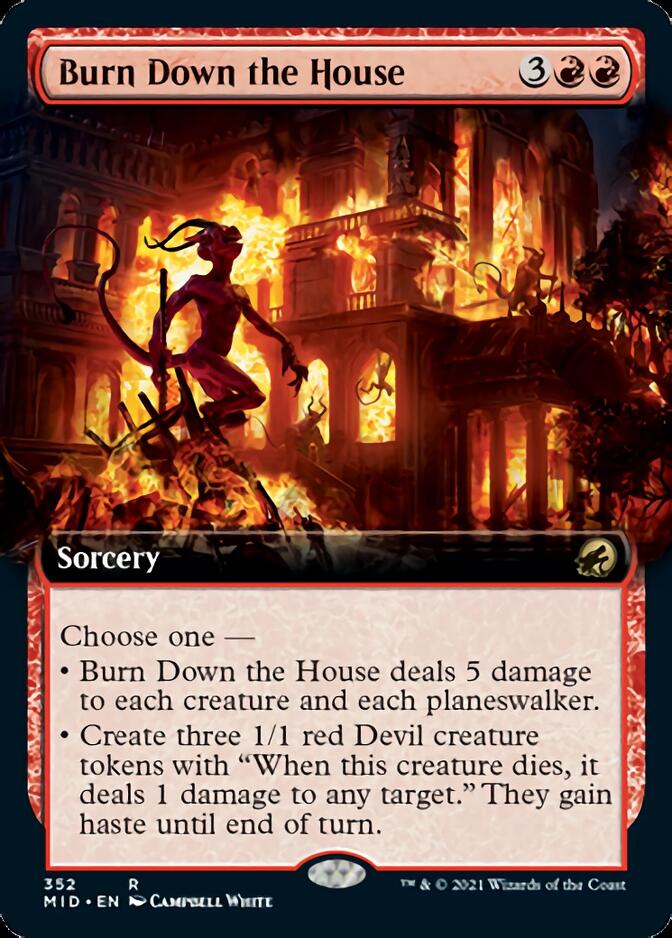 Burn Down the House (Extended) [Innistrad: Midnight Hunt] | Eastridge Sports Cards & Games