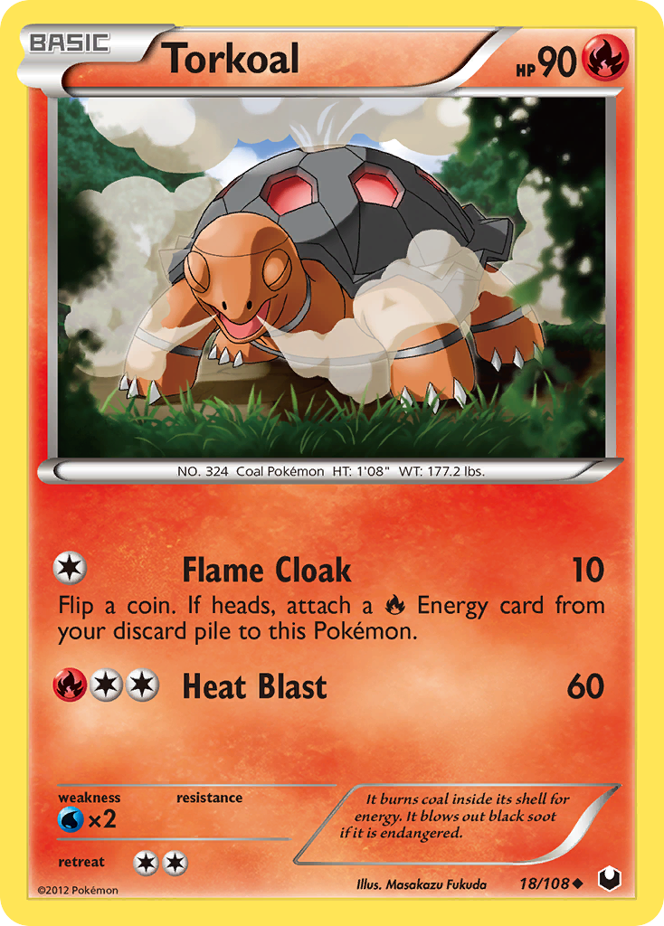 Torkoal (18/108) [Black & White: Dark Explorers] | Eastridge Sports Cards & Games