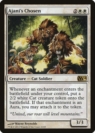 Ajani's Chosen [Magic 2014] | Eastridge Sports Cards & Games