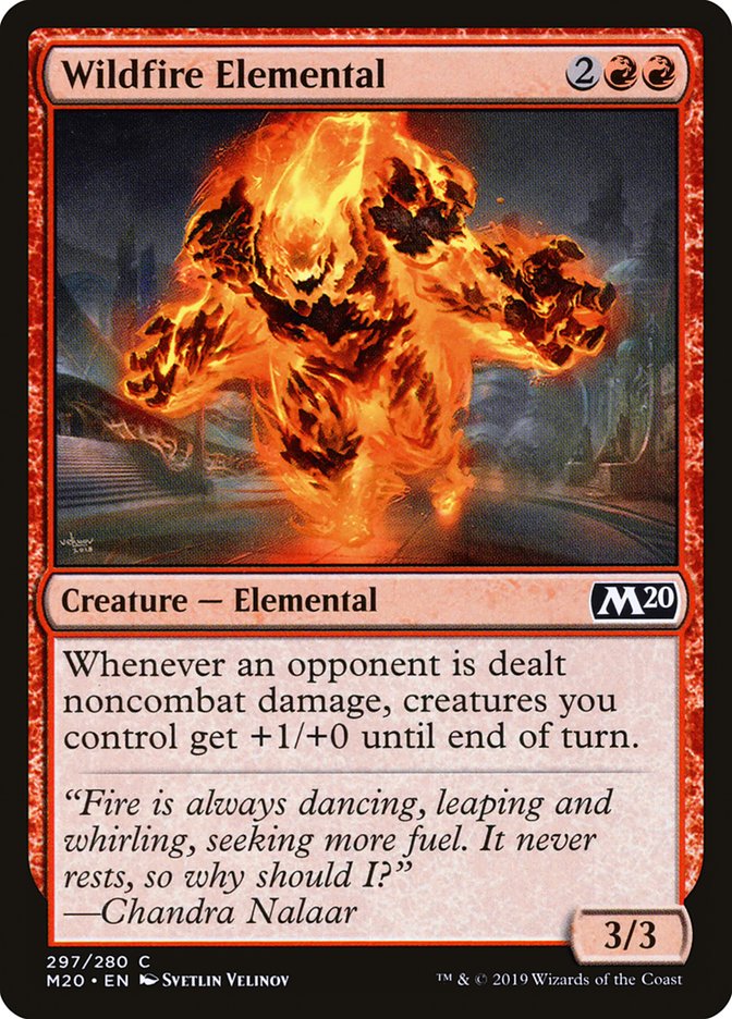 Wildfire Elemental [Core Set 2020] | Eastridge Sports Cards & Games