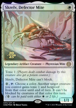 Skrelv, Defector Mite [Phyrexia: All Will Be One Prerelease Promos] | Eastridge Sports Cards & Games