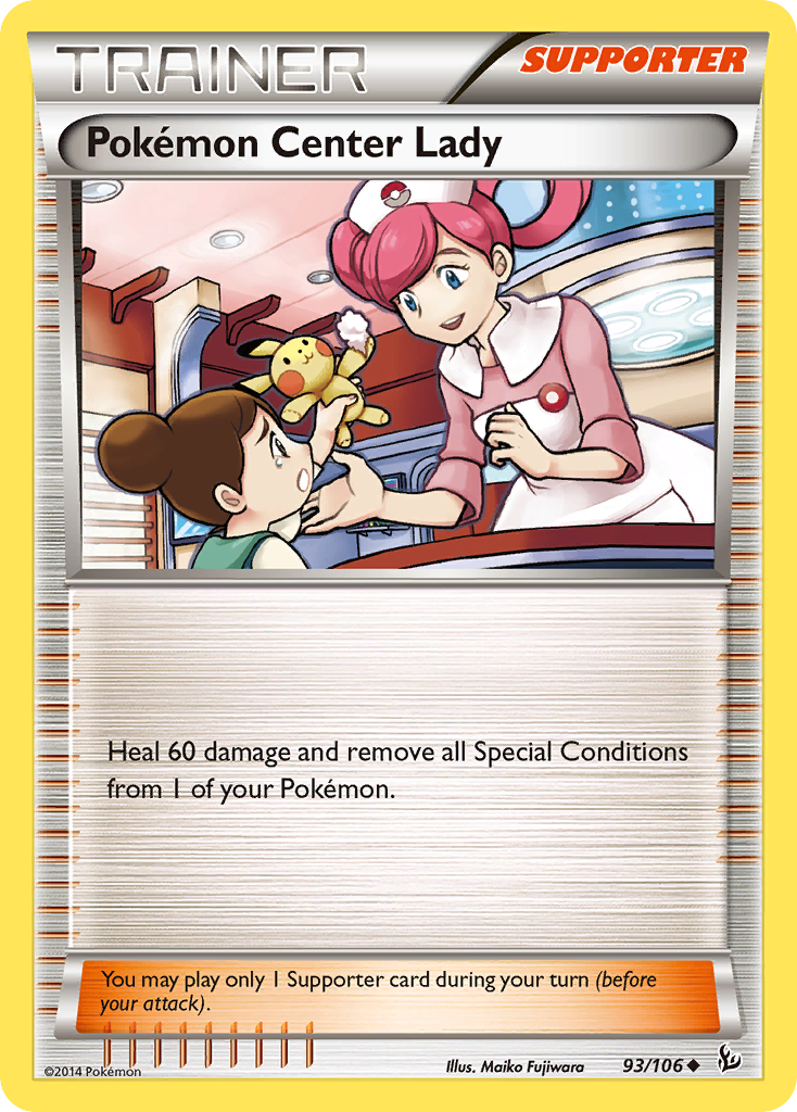 Pokemon Center Lady (93/106) [XY: Flashfire] | Eastridge Sports Cards & Games