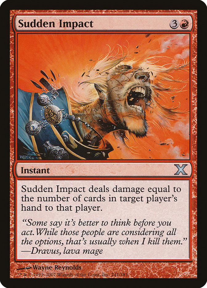Sudden Impact [Tenth Edition] | Eastridge Sports Cards & Games