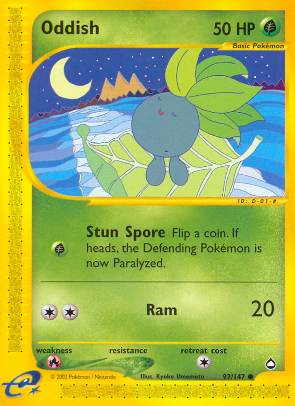 Oddish (97/147) [Aquapolis] | Eastridge Sports Cards & Games