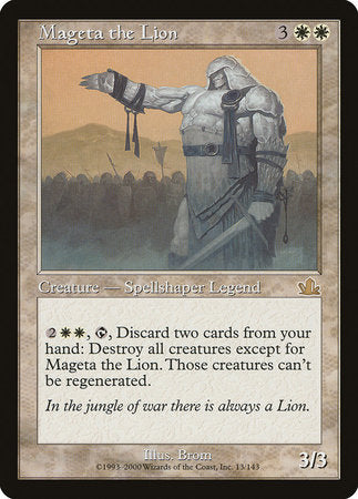 Mageta the Lion [Prophecy] | Eastridge Sports Cards & Games