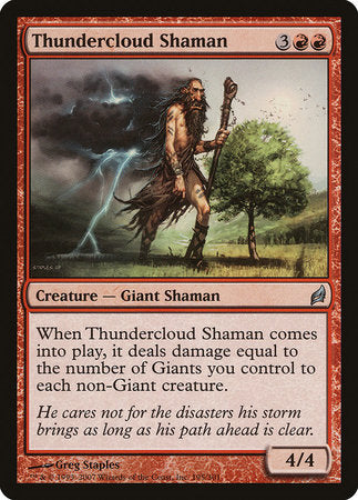 Thundercloud Shaman [Lorwyn] | Eastridge Sports Cards & Games