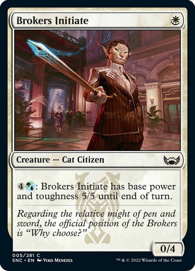 Brokers Initiate [Streets of New Capenna] | Eastridge Sports Cards & Games