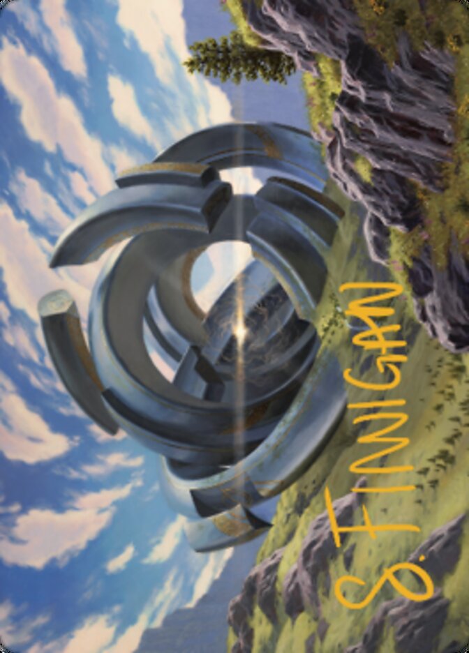 Thran Portal Art Card (Gold-Stamped Signature) [Dominaria United Art Series] | Eastridge Sports Cards & Games