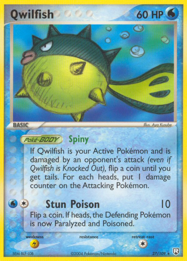 Qwilfish (27/109) [EX: Team Rocket Returns] | Eastridge Sports Cards & Games