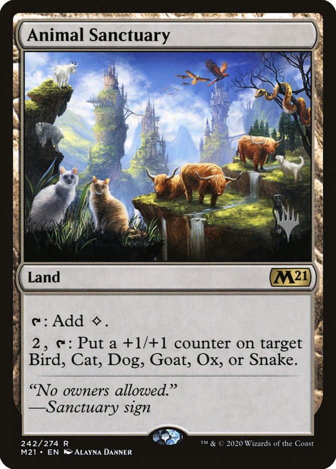 Animal Sanctuary (Promo Pack) [Core Set 2021 Promos] | Eastridge Sports Cards & Games