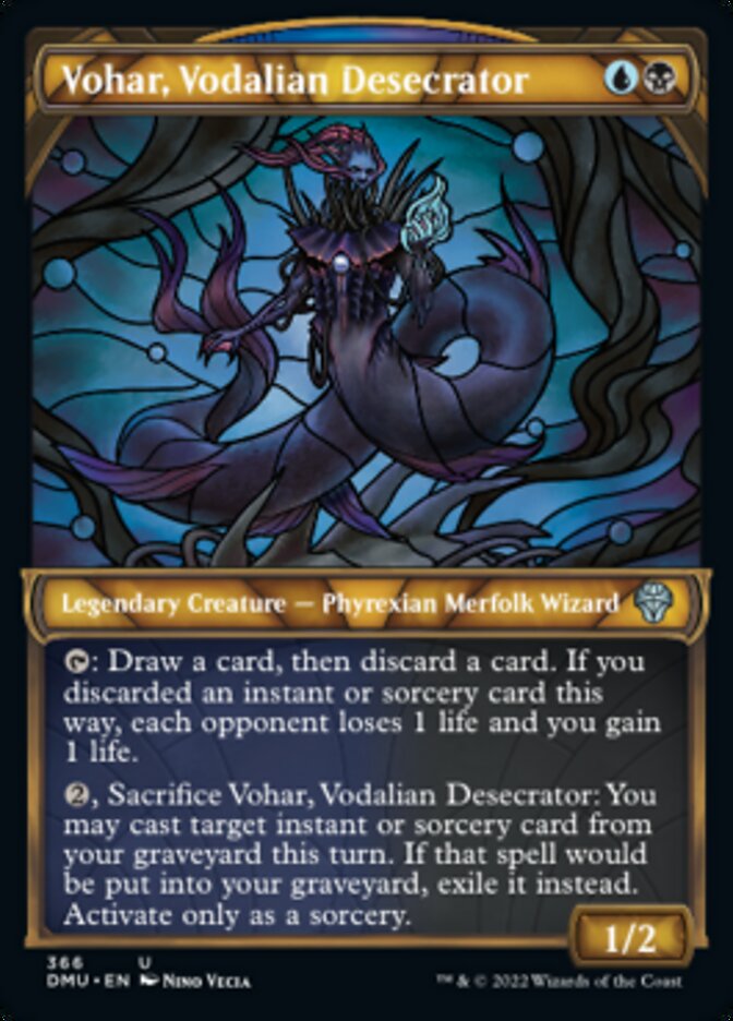 Vohar, Vodalian Desecrator (Showcase Textured) [Dominaria United] | Eastridge Sports Cards & Games