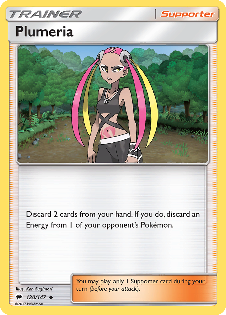 Plumeria (120/147) [Sun & Moon: Burning Shadows] | Eastridge Sports Cards & Games