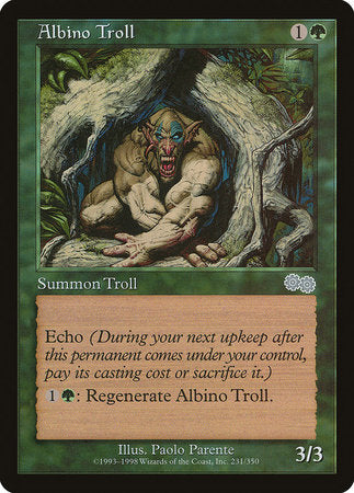 Albino Troll [Urza's Saga] | Eastridge Sports Cards & Games