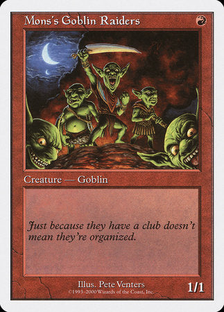 Mons's Goblin Raiders [Starter 2000] | Eastridge Sports Cards & Games