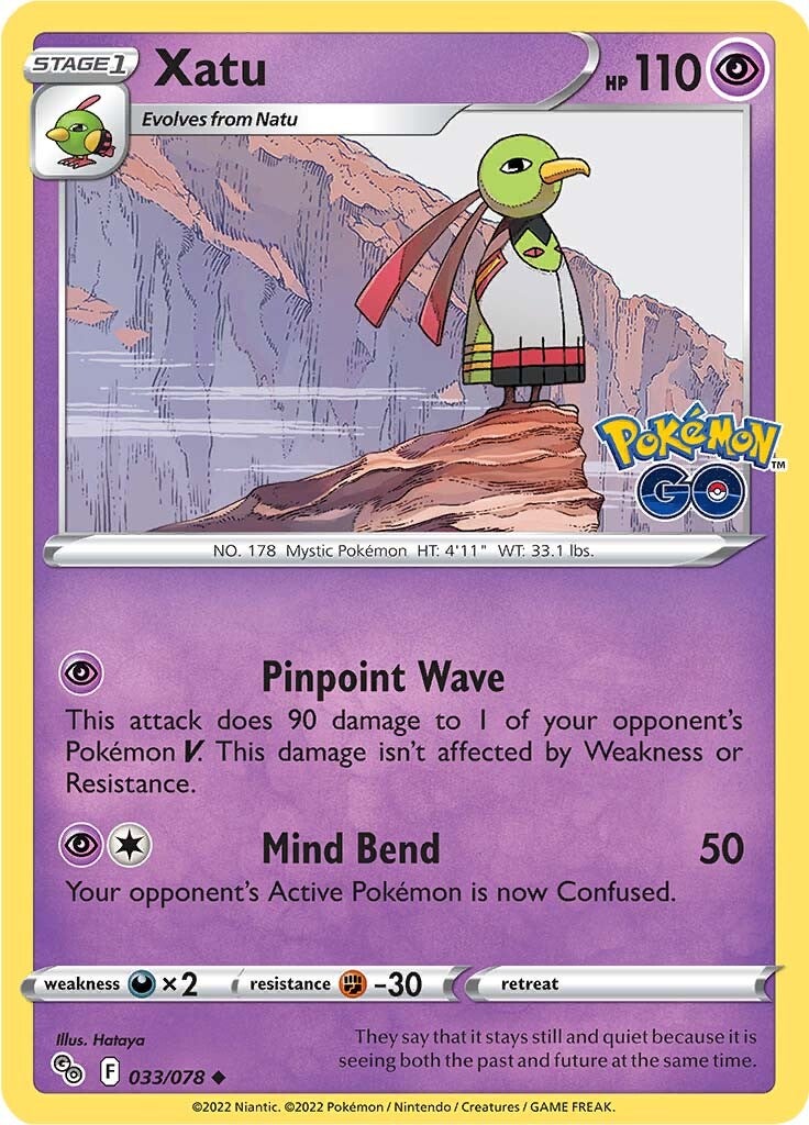 Xatu (033/078) [Pokémon GO] | Eastridge Sports Cards & Games