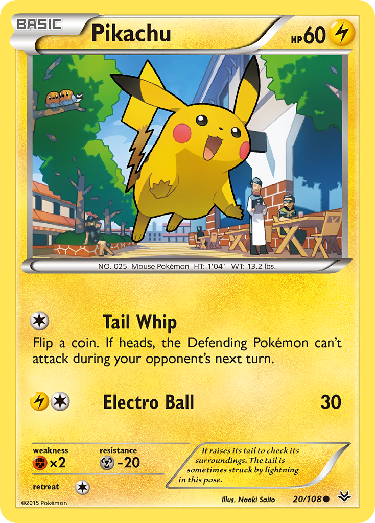 Pikachu (20/108) [XY: Roaring Skies] | Eastridge Sports Cards & Games