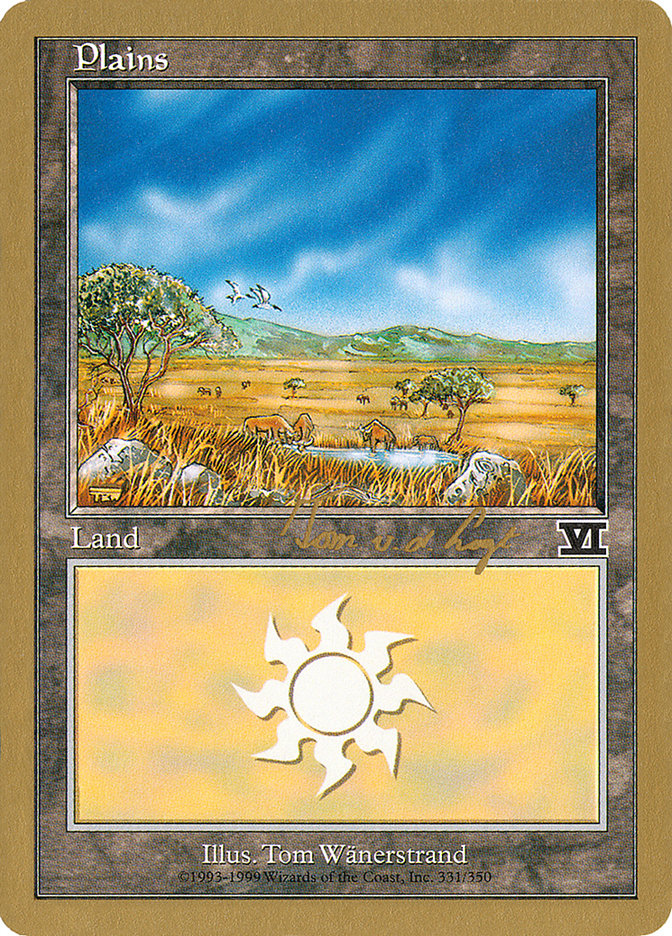 Plains (tvdl331) (Tom van de Logt) [World Championship Decks 2000] | Eastridge Sports Cards & Games