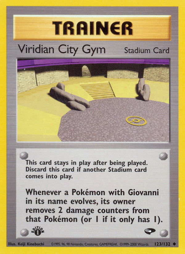 Viridian City Gym (123/132) [Gym Challenge 1st Edition] | Eastridge Sports Cards & Games