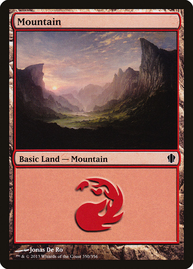 Mountain (350) [Commander 2013] | Eastridge Sports Cards & Games
