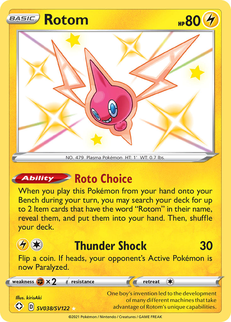 Rotom (SV038/SV122) [Sword & Shield: Shining Fates] | Eastridge Sports Cards & Games