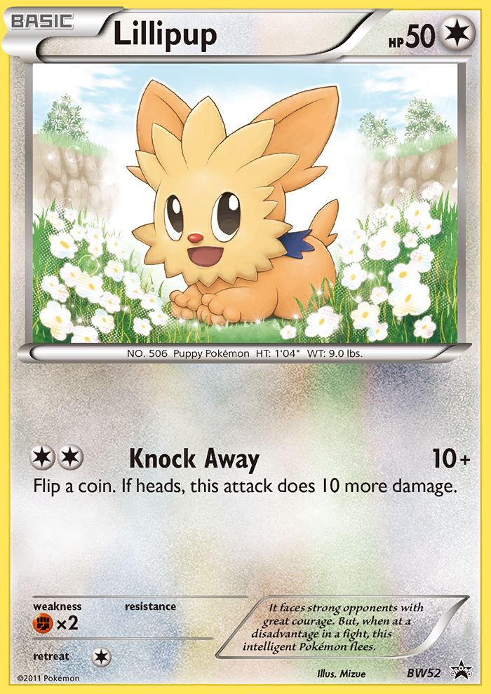 Lillipup (BW52) [Black & White: Black Star Promos] | Eastridge Sports Cards & Games