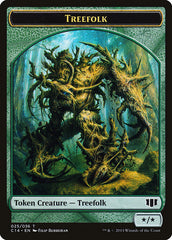 Treefolk // Wolf Double-sided Token [Commander 2014 Tokens] | Eastridge Sports Cards & Games