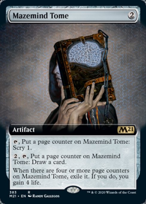 Mazemind Tome (Extended Art) [Core Set 2021] | Eastridge Sports Cards & Games