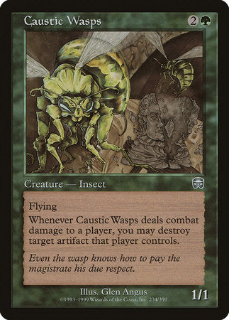Caustic Wasps [Mercadian Masques] | Eastridge Sports Cards & Games