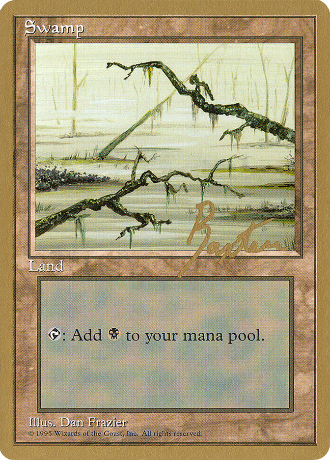 Swamp (gb371) (George Baxter) [Pro Tour Collector Set] | Eastridge Sports Cards & Games