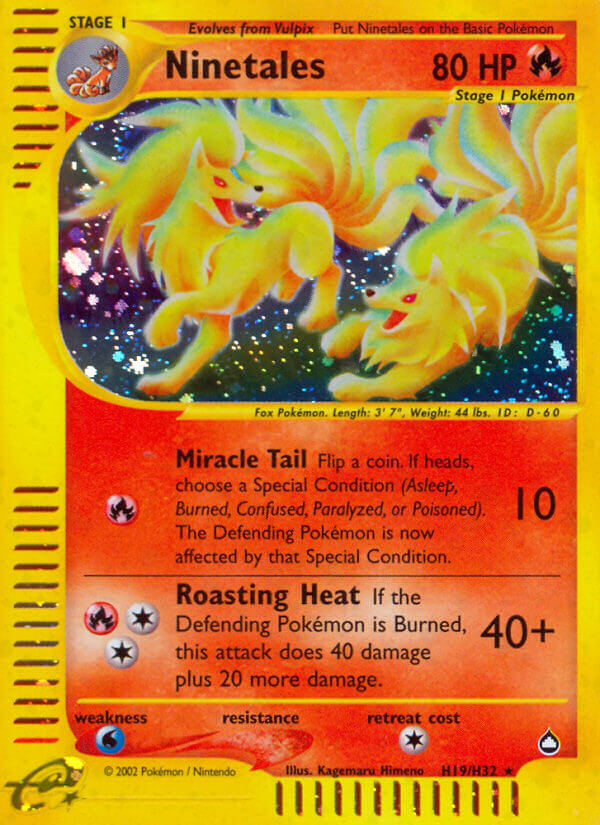 Ninetales (H19/H32) [Aquapolis] | Eastridge Sports Cards & Games