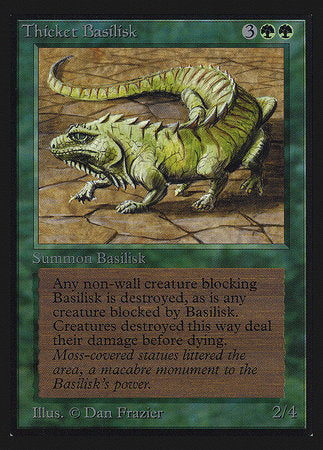 Thicket Basilisk (IE) [Intl. Collectors’ Edition] | Eastridge Sports Cards & Games