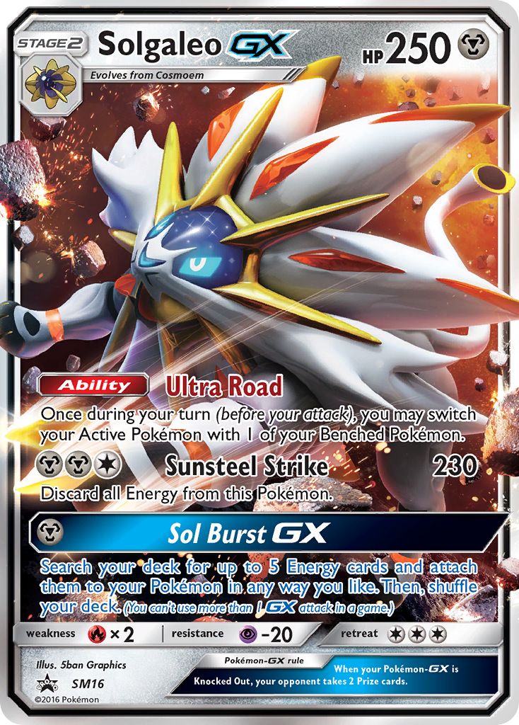 Solgaleo GX (SM16) [Sun & Moon: Black Star Promos] | Eastridge Sports Cards & Games