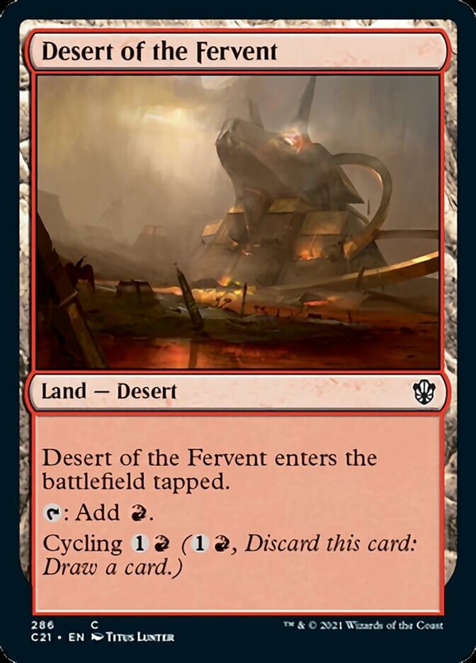 Desert of the Fervent [Commander 2021] | Eastridge Sports Cards & Games