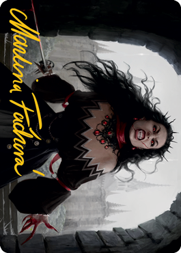 Voldaren Stinger Art Card (Gold-Stamped Signature) [Innistrad: Midnight Hunt Art Series] | Eastridge Sports Cards & Games