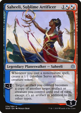 Saheeli, Sublime Artificer [War of the Spark] | Eastridge Sports Cards & Games