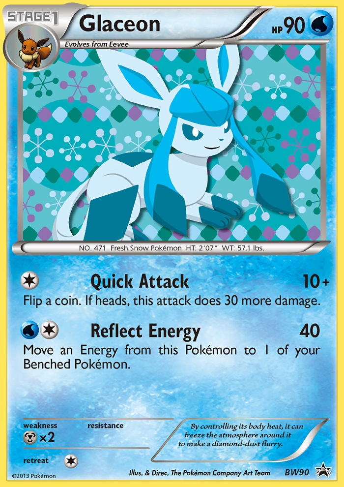 Glaceon (BW90) [Black & White: Black Star Promos] | Eastridge Sports Cards & Games