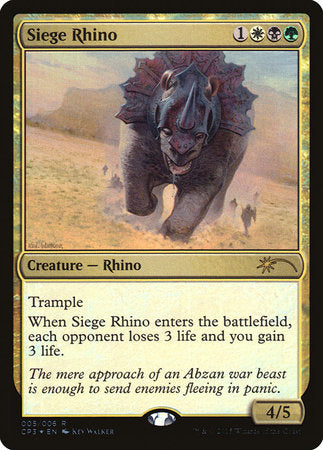 Siege Rhino [Magic Origins Clash Pack] | Eastridge Sports Cards & Games