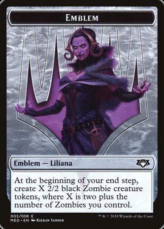 Emblem - Liliana, the Last Hope [Mythic Edition Tokens] | Eastridge Sports Cards & Games