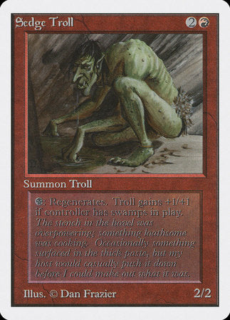 Sedge Troll [Unlimited Edition] | Eastridge Sports Cards & Games