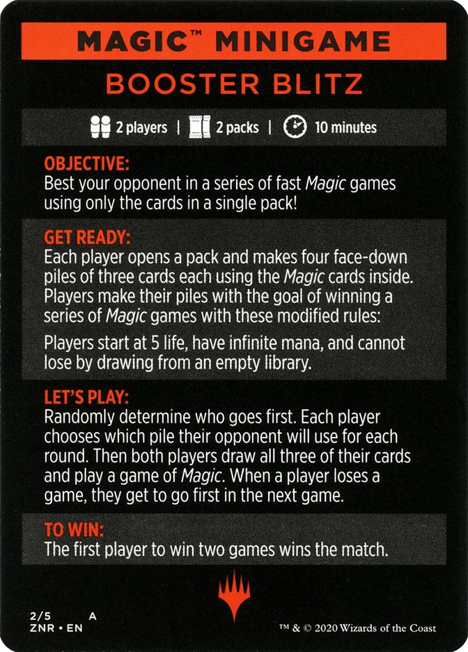 Booster Blitz (Magic Minigame) [Zendikar Rising Minigame] | Eastridge Sports Cards & Games