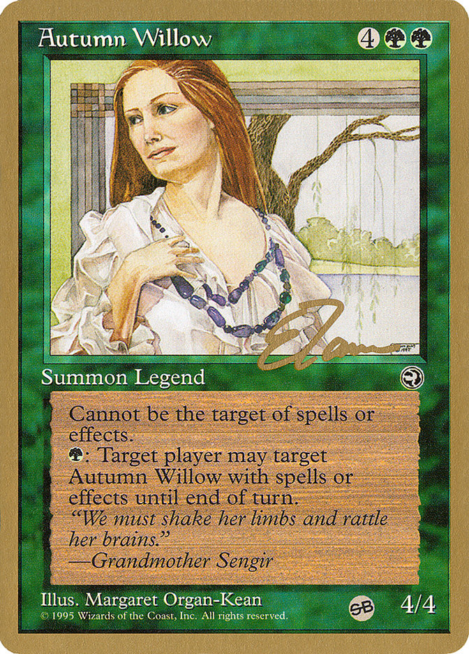 Autumn Willow (Eric Tam) (SB) [Pro Tour Collector Set] | Eastridge Sports Cards & Games