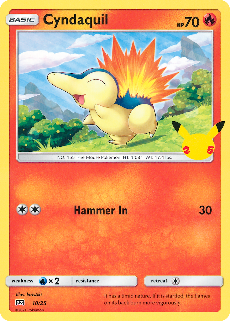 Cyndaquil (10/25) [McDonald's 25th Anniversary] | Eastridge Sports Cards & Games